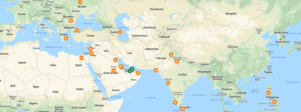 UAE Map
